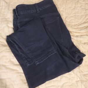 Lane Bryant Dark Wash flex waistband sz 22